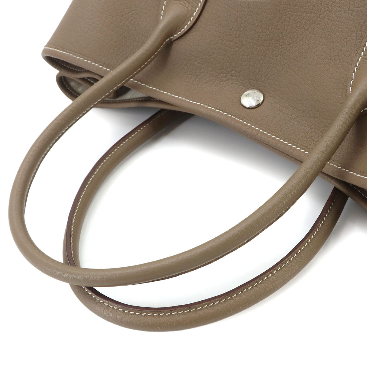 Garden Party PM Tote Bag Negonda Leather Etoupe Purse