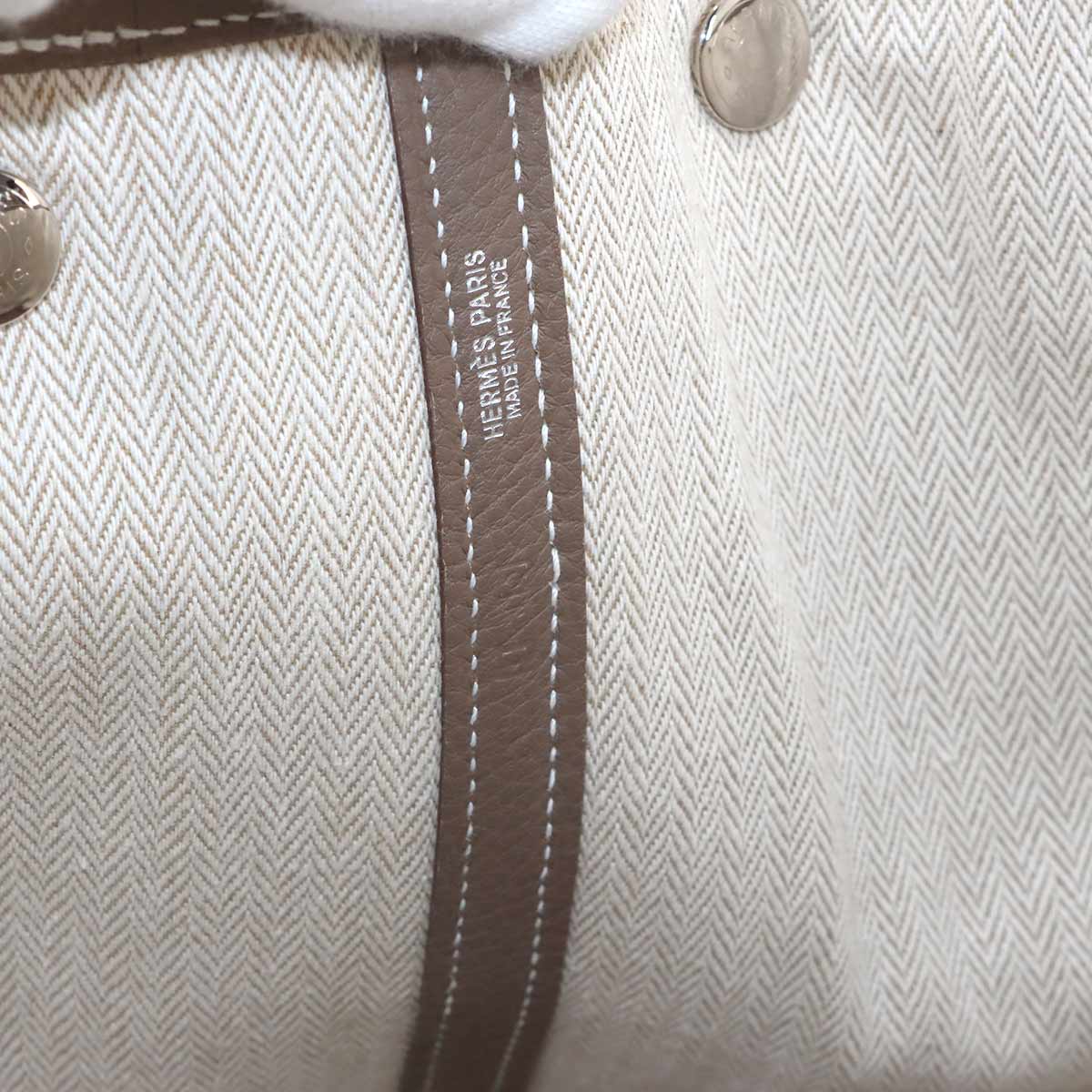 Garden Party PM Tote Bag Negonda Leather Etoupe Purse
