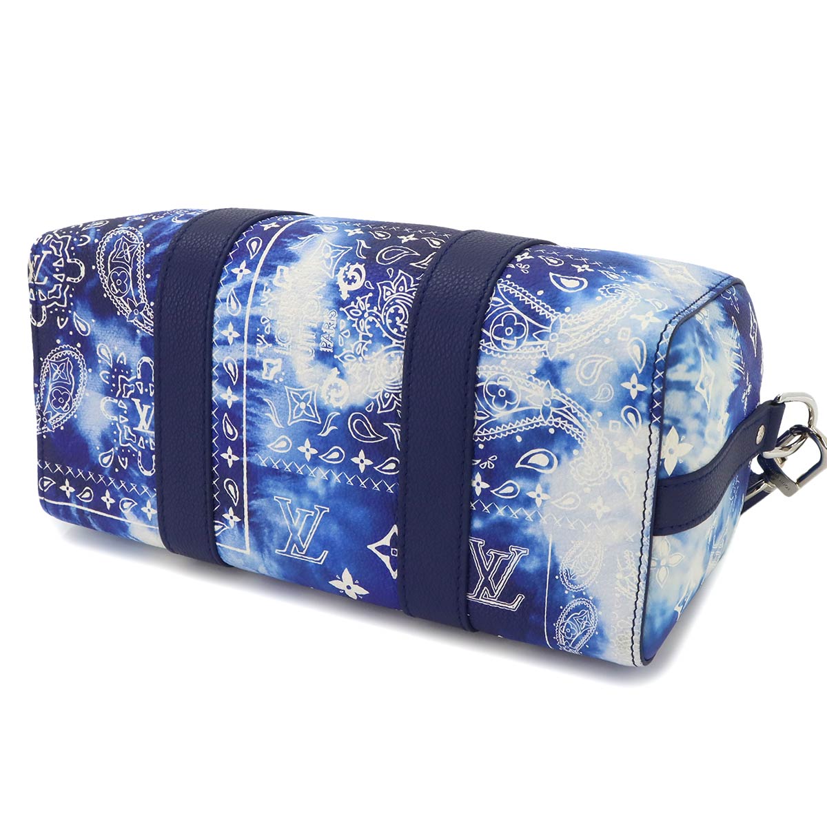 Monogram Bandana City Keepall Shoulder Bag Blue M20555