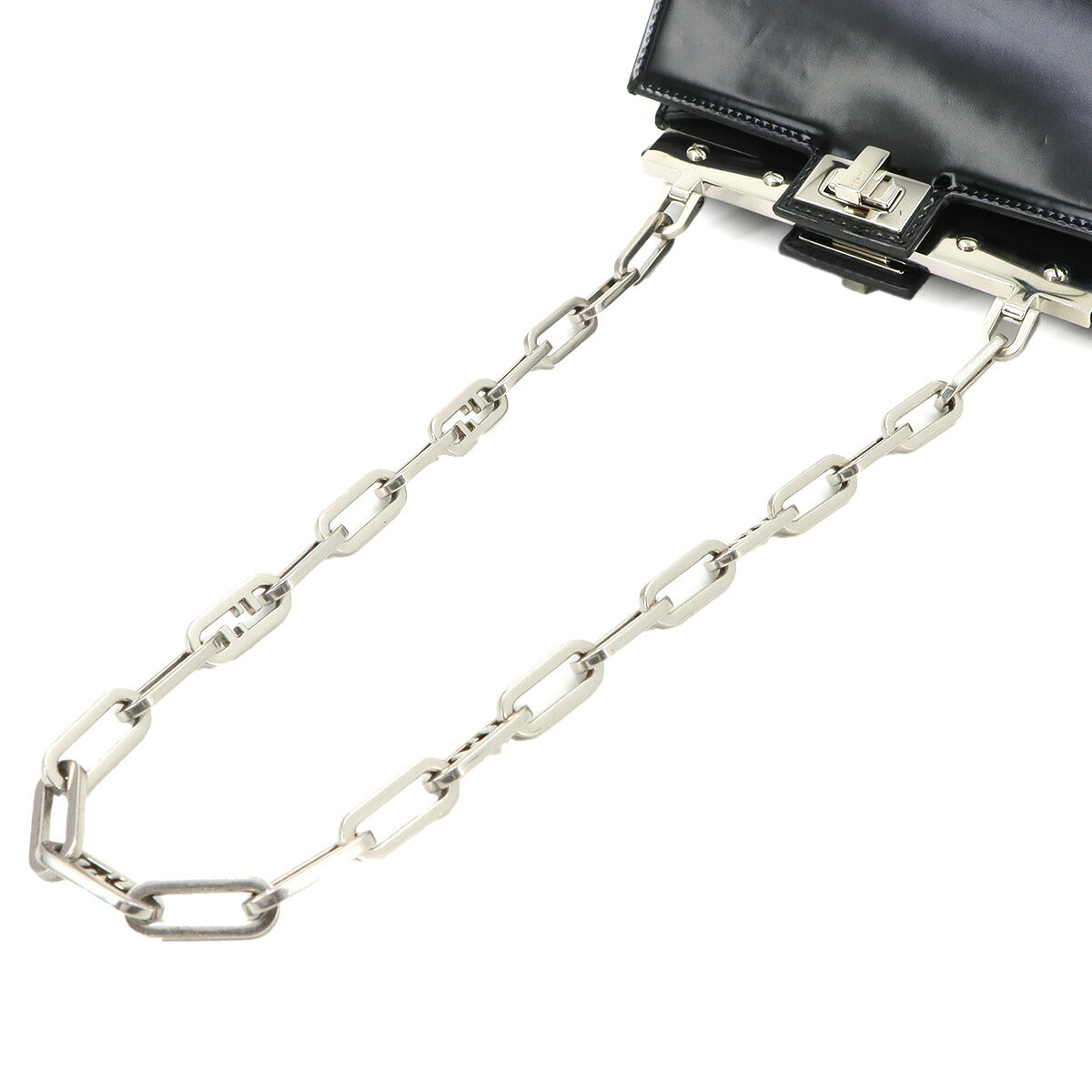 Peekaboo Cut Petite Shoulder Bag Leather Black 8BN339 Purse