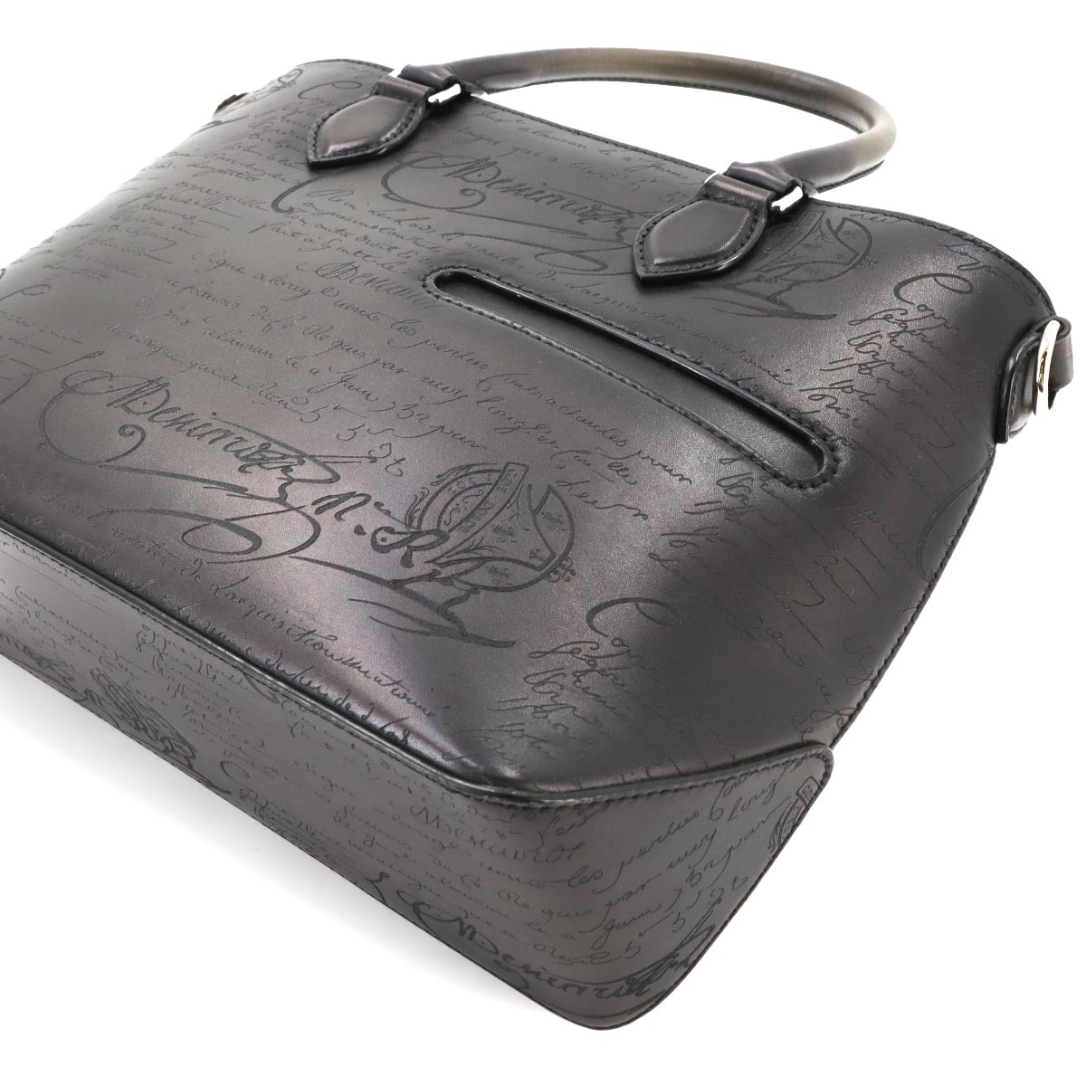 Calligraphy Toujours Gulliver Tote Shoulder Bag Venezia Leather