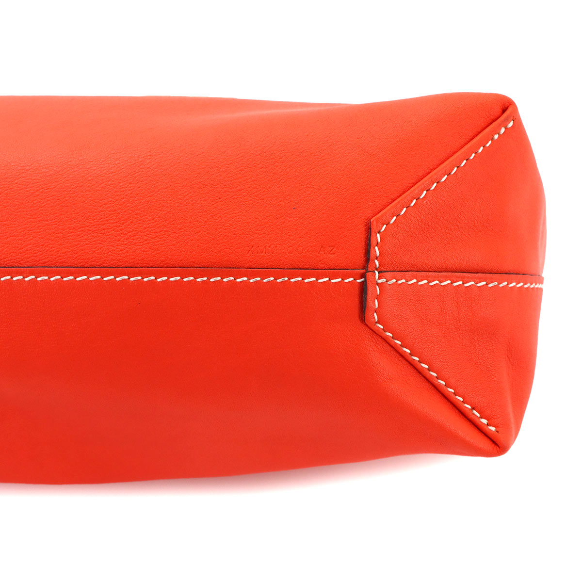 Double Sens 28 Reversible Tote Bag Veau Sikkim Orange Black