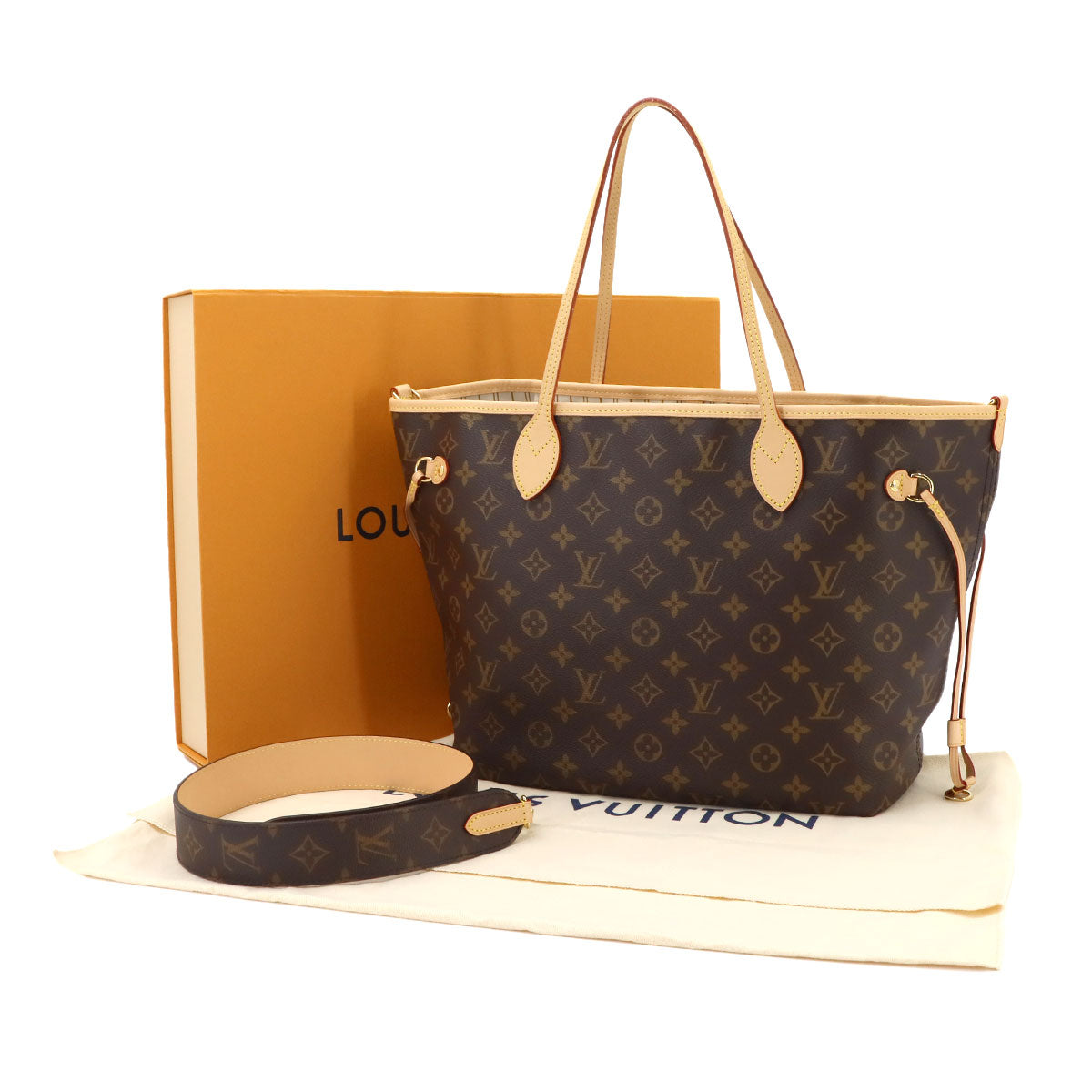 Neverfull Bandouliere Inside Out MM Tote Bag M28407