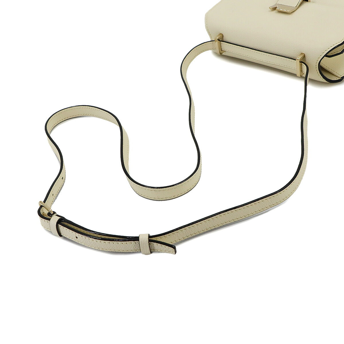 Nolo Small Shoulder Bag Leather White Purse