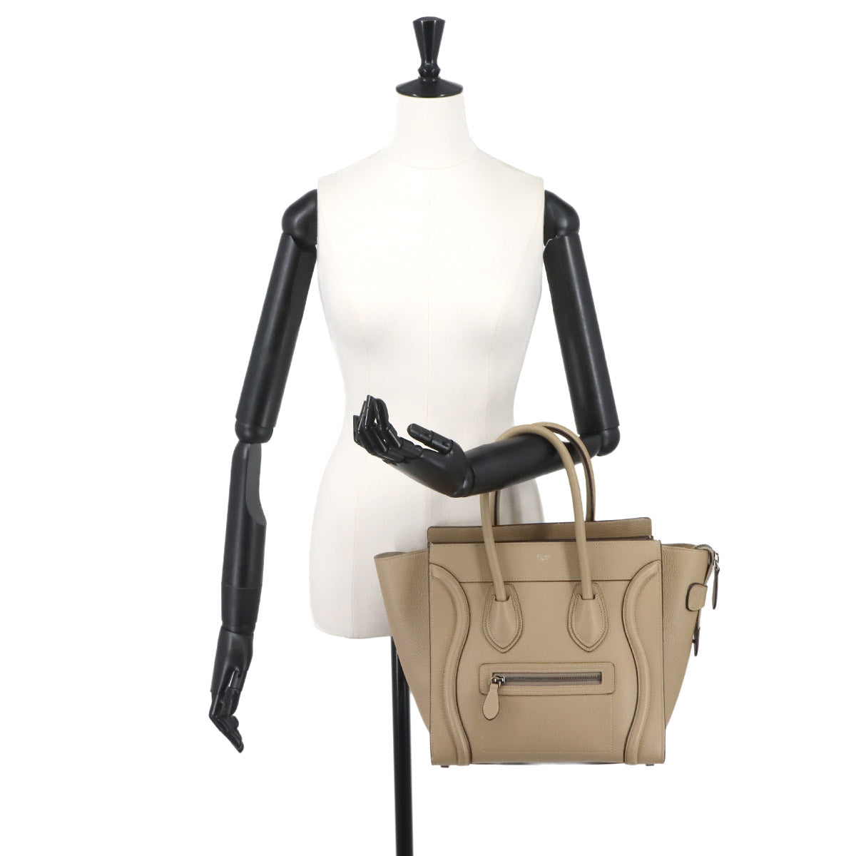 Luggage Micro Shopper Hand Bag Leather Souris 189793 Purse