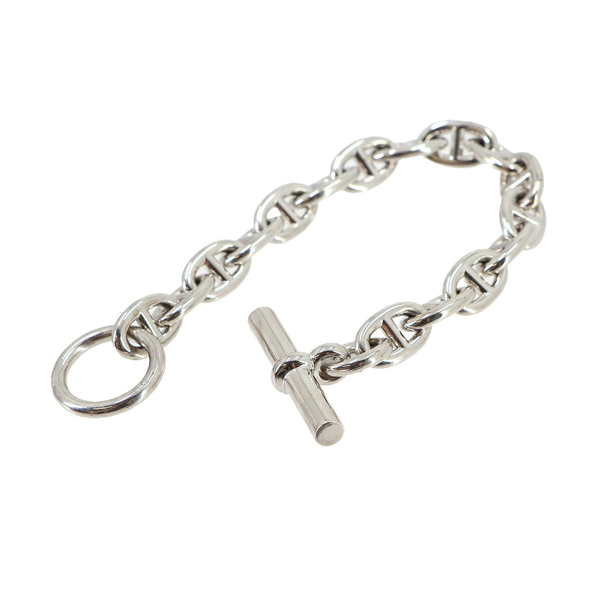 HERMES Chaine dancre PM Bracelet Silver SV Ag 925