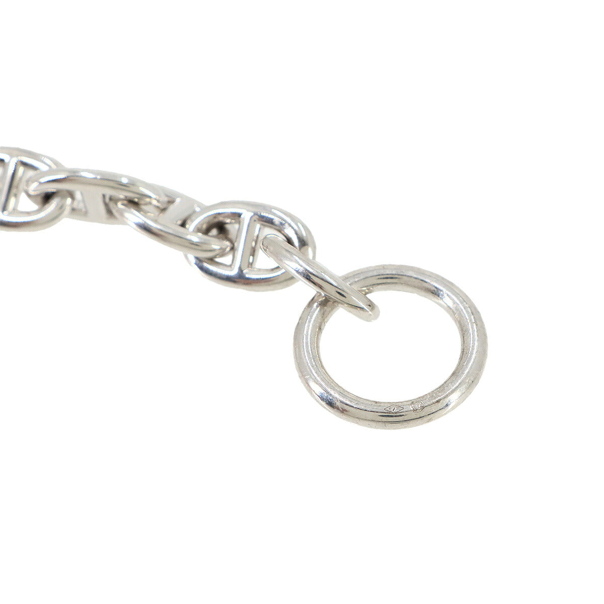 HERMES Chaine dancre PM Bracelet Silver SV Ag 925