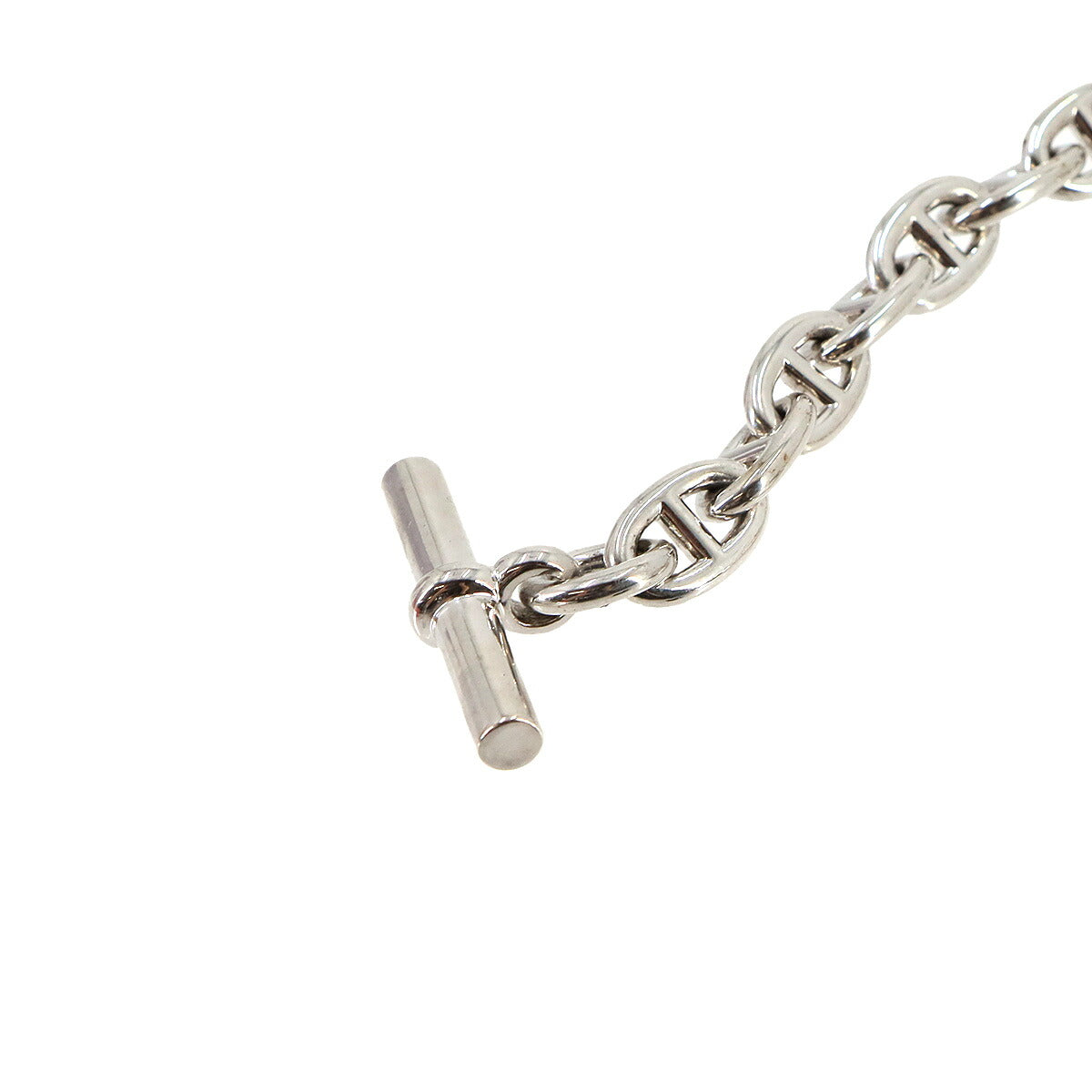 HERMES Chaine dancre PM Bracelet Silver SV Ag 925