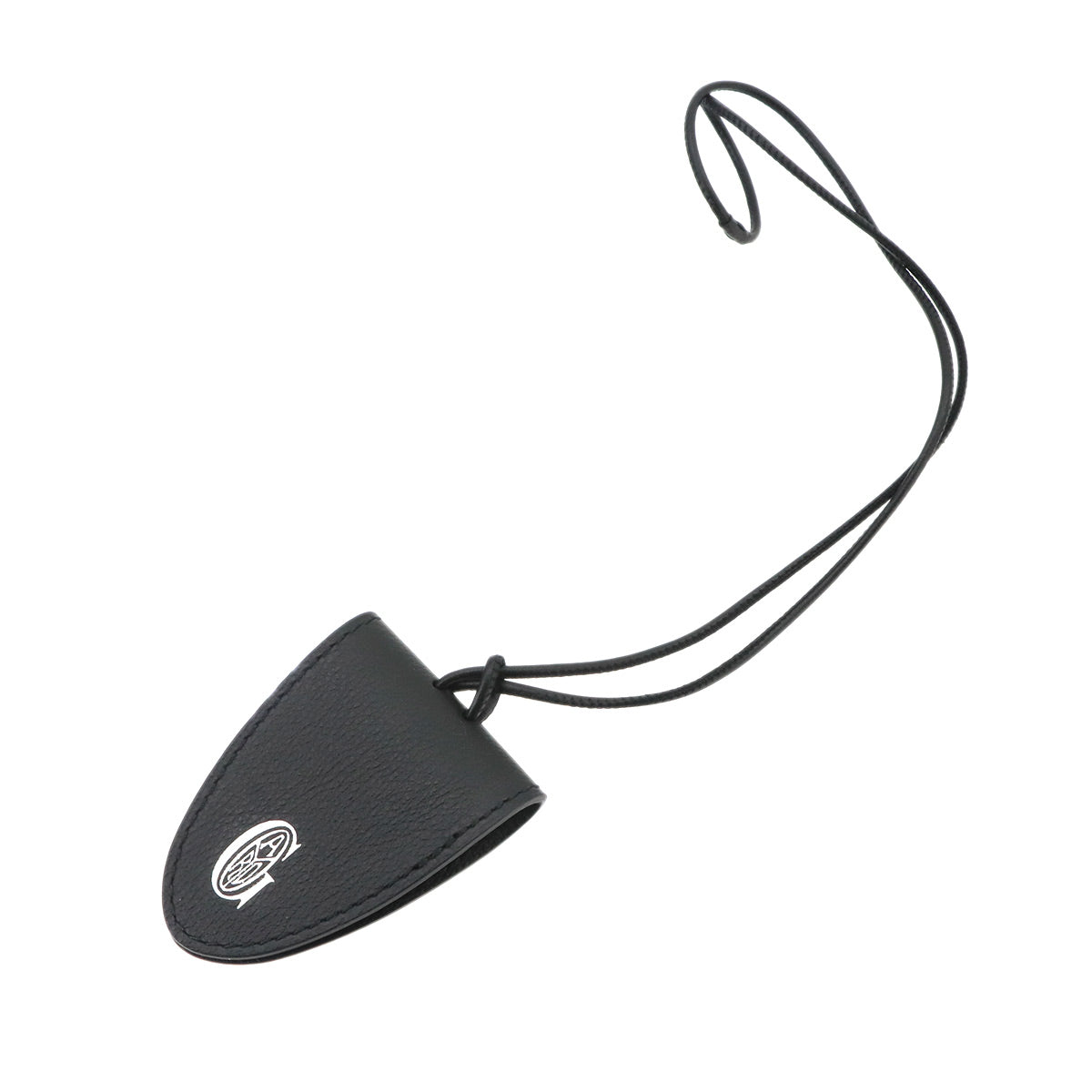 Croc Universal Bag Clip Charm Leather Black