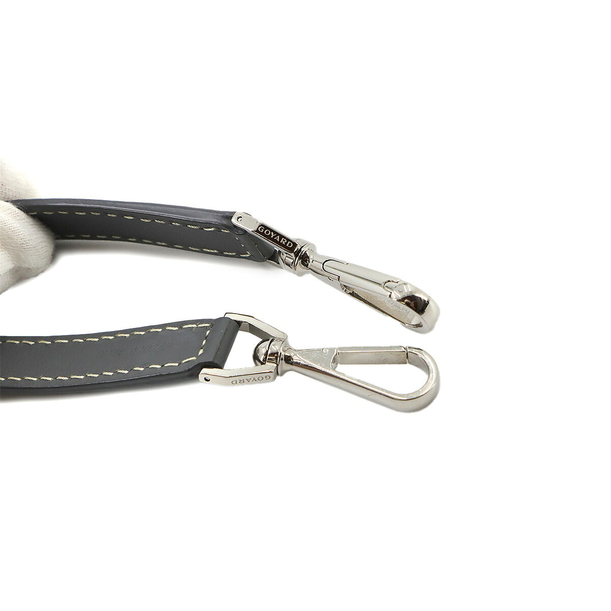 Shoulder Strap PM Leather Gray