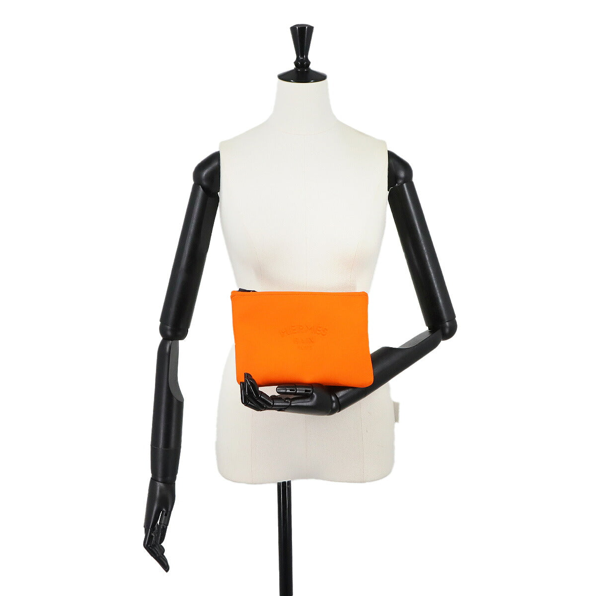 Neobain PM Pouch Nylon Polyurethane Orange Purse