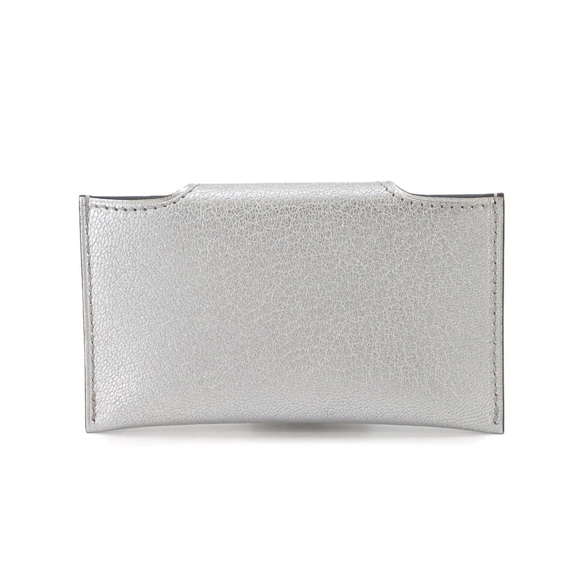 Iliade Card Case Chevre Argente Purse