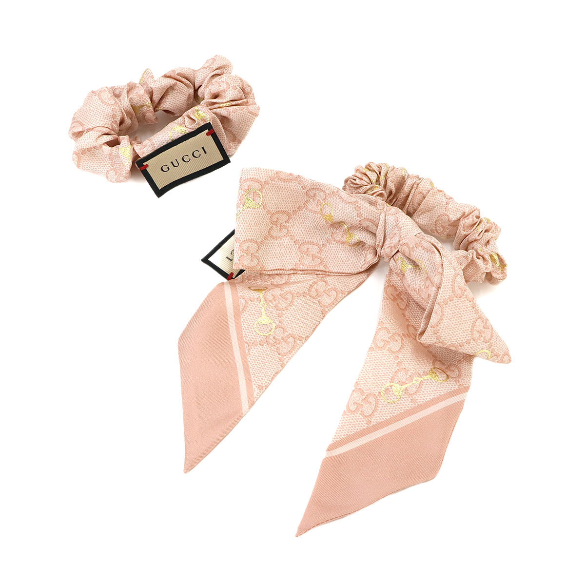 GG Silk Set Scrunchie Pink 770292 Hair Accessory