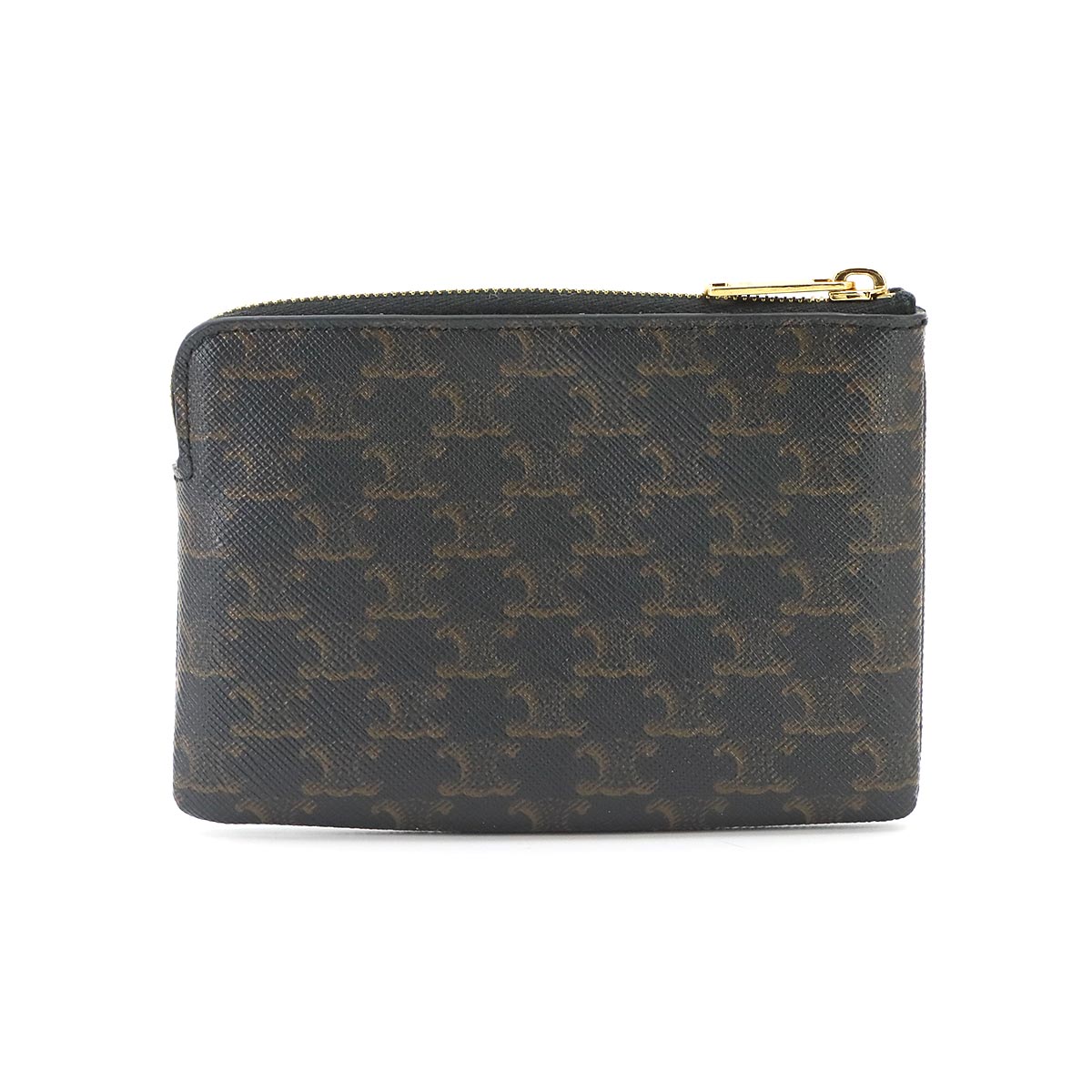 Triomphe Coin Case PVC Black 10C662CA2