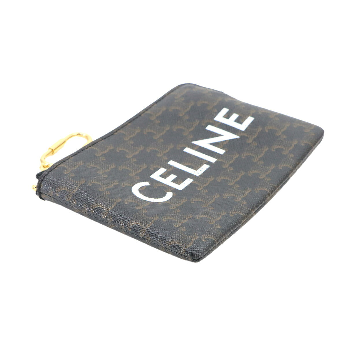 Triomphe Coin Case PVC Black 10C662CA2