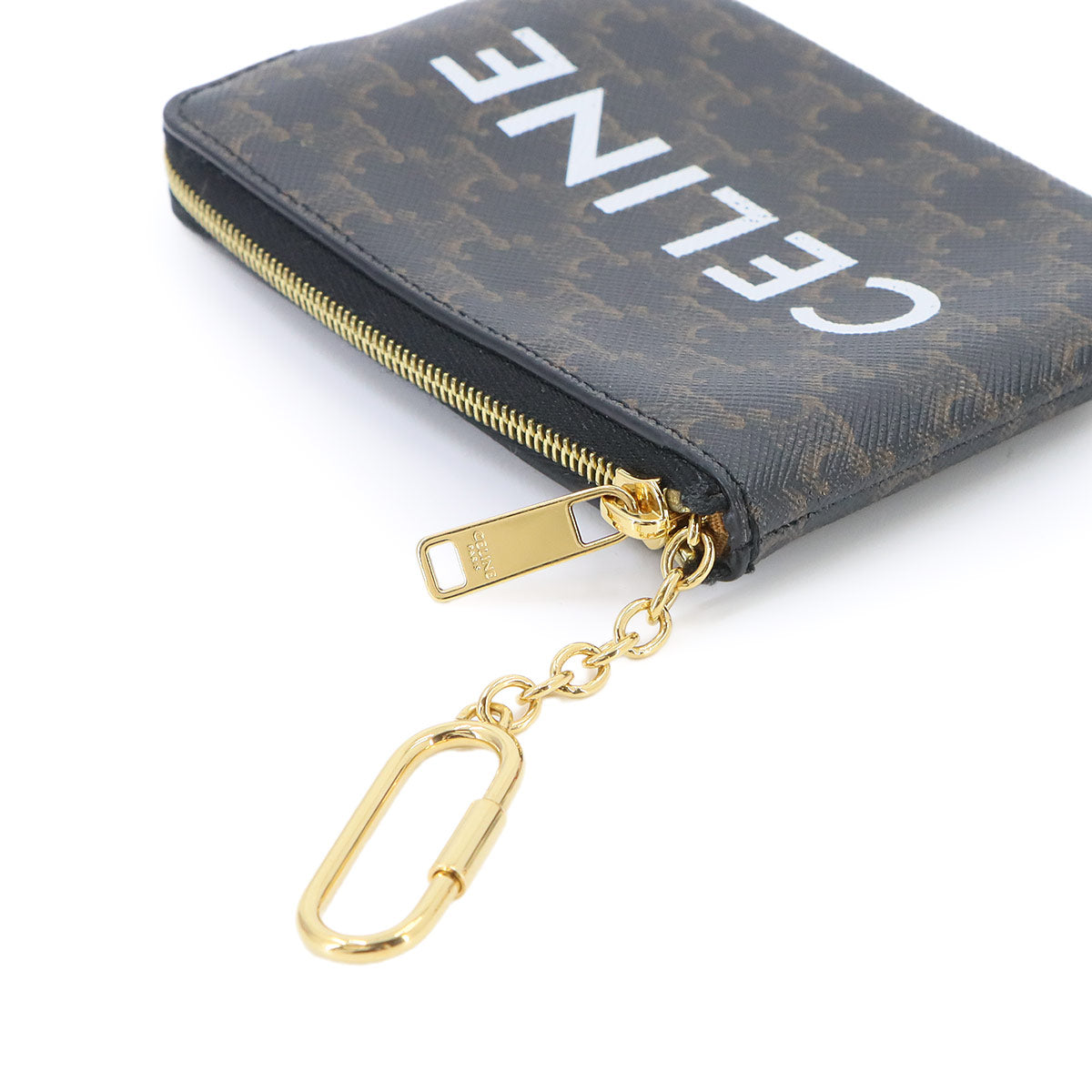 Triomphe Coin Case PVC Black 10C662CA2