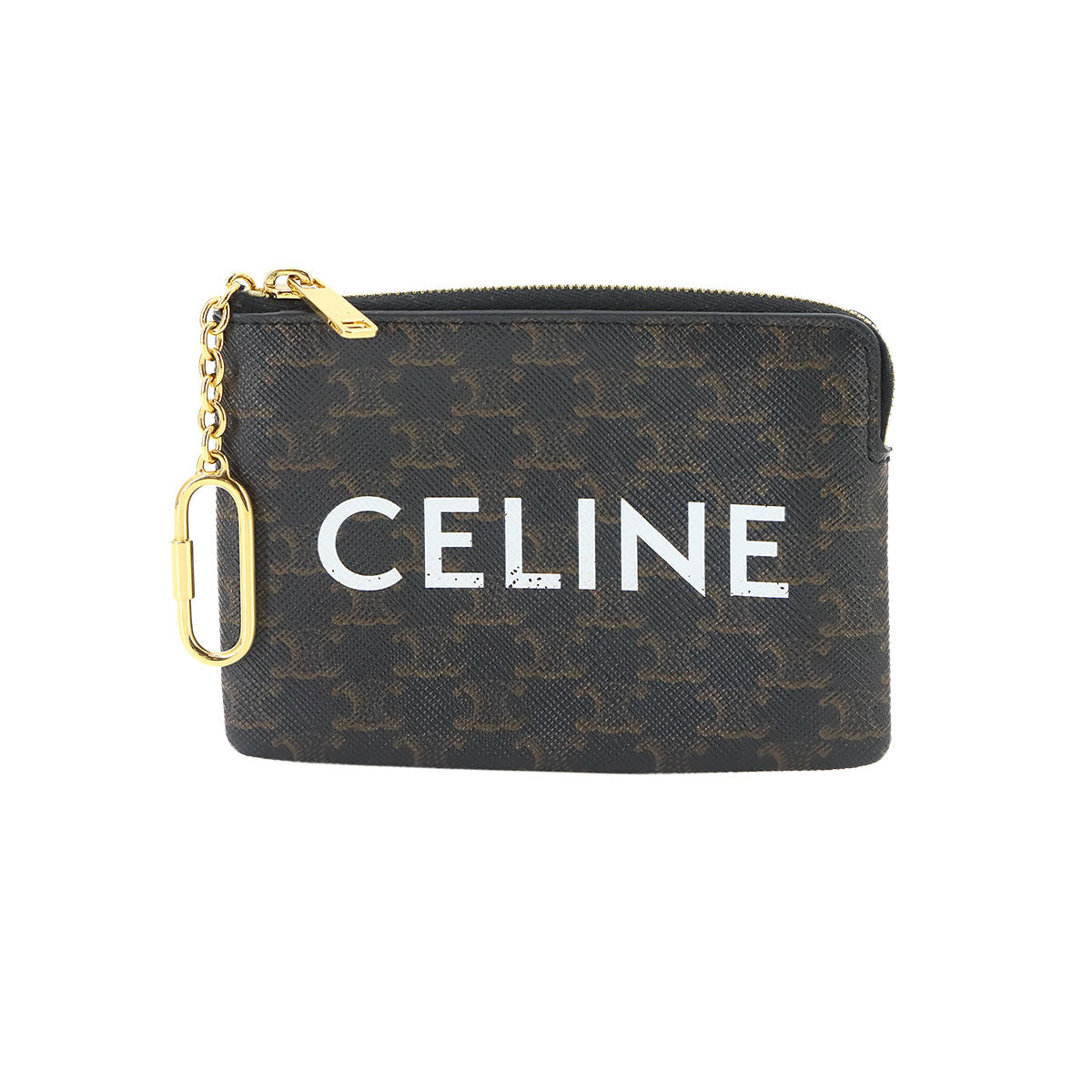 Triomphe Coin Case PVC Black 10C662CA2