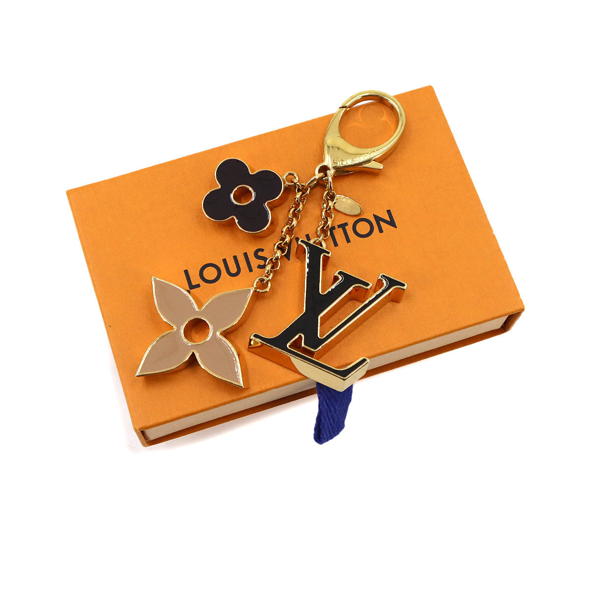 Bag Charm Fleur de Monogram Black Gold M67119