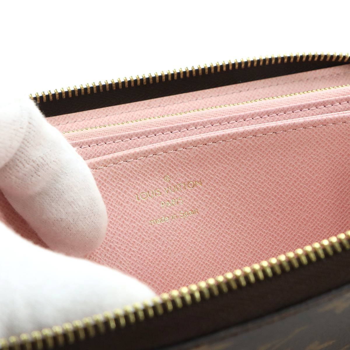 Monogram Zippy Wallet Brown Rose Ballerine M41894