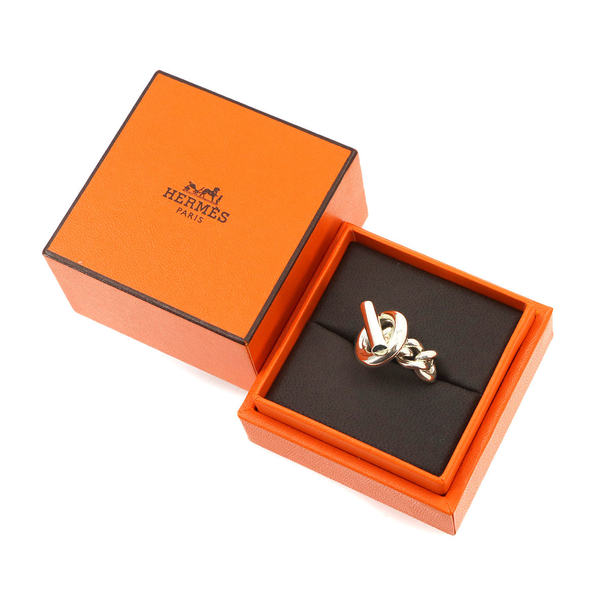 Chaine dancre Croisette Ring Large Ag 925 Silver