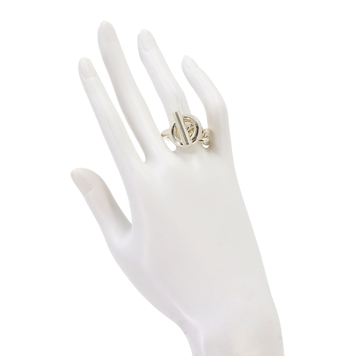 Chaine dancre Croisette Ring Large Ag 925 Silver