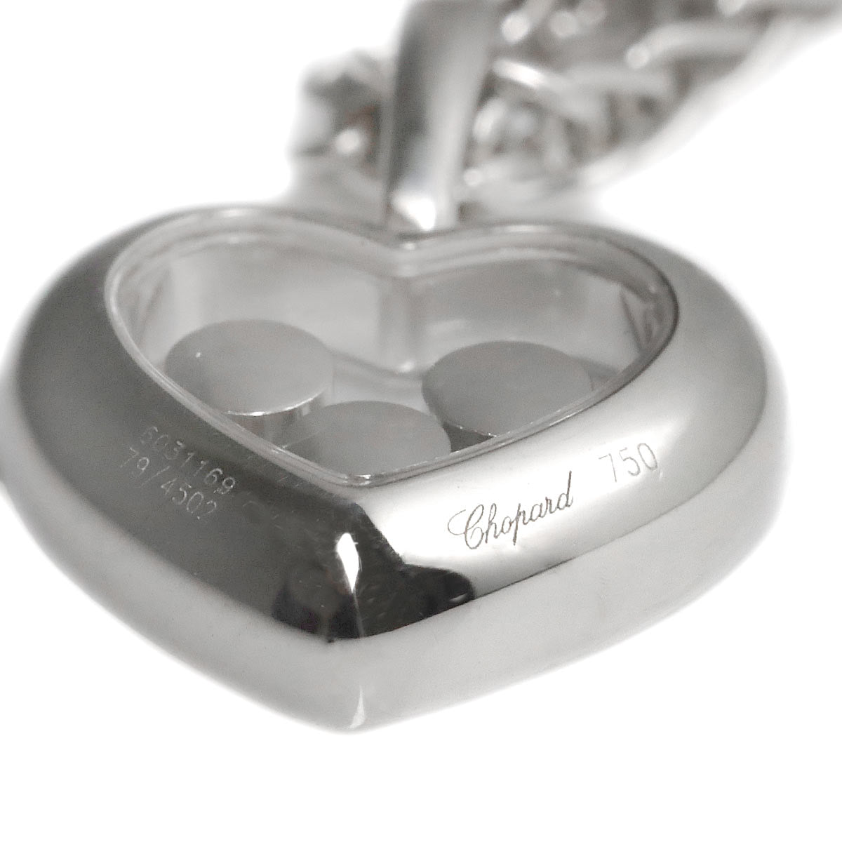 Happy Diamond Necklace 18K White Gold 750
