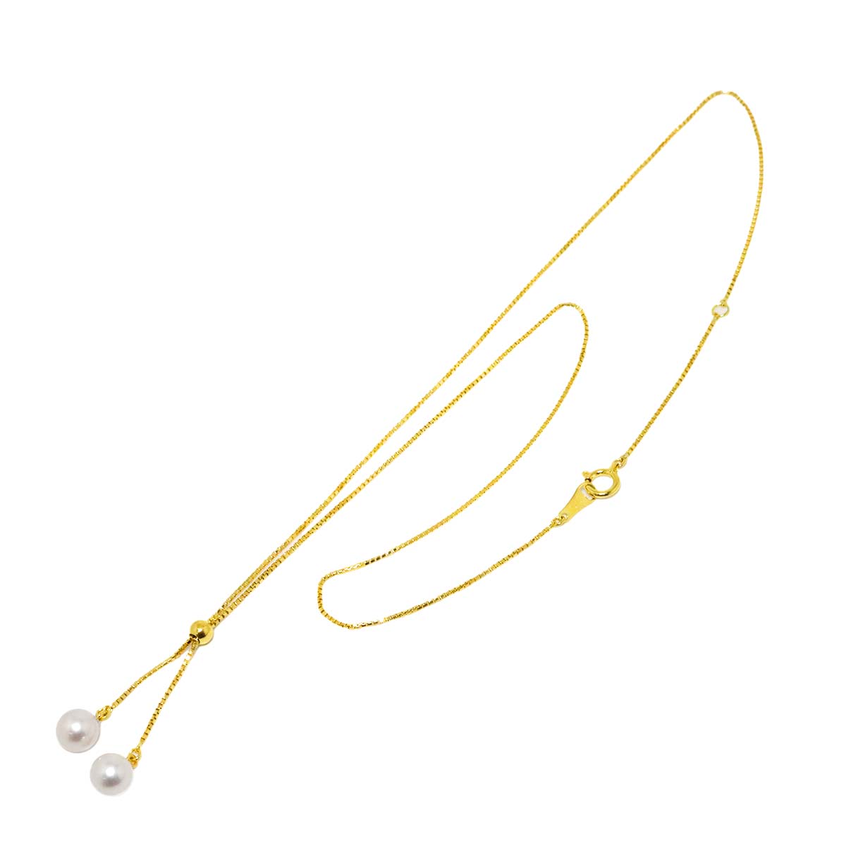 Akoya Pearl 6.6mm Necklace 18K YG 750