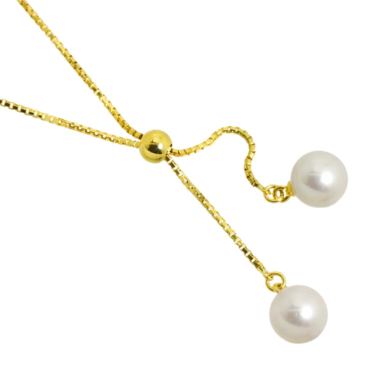 Akoya Pearl 6.6mm Necklace 18K YG 750