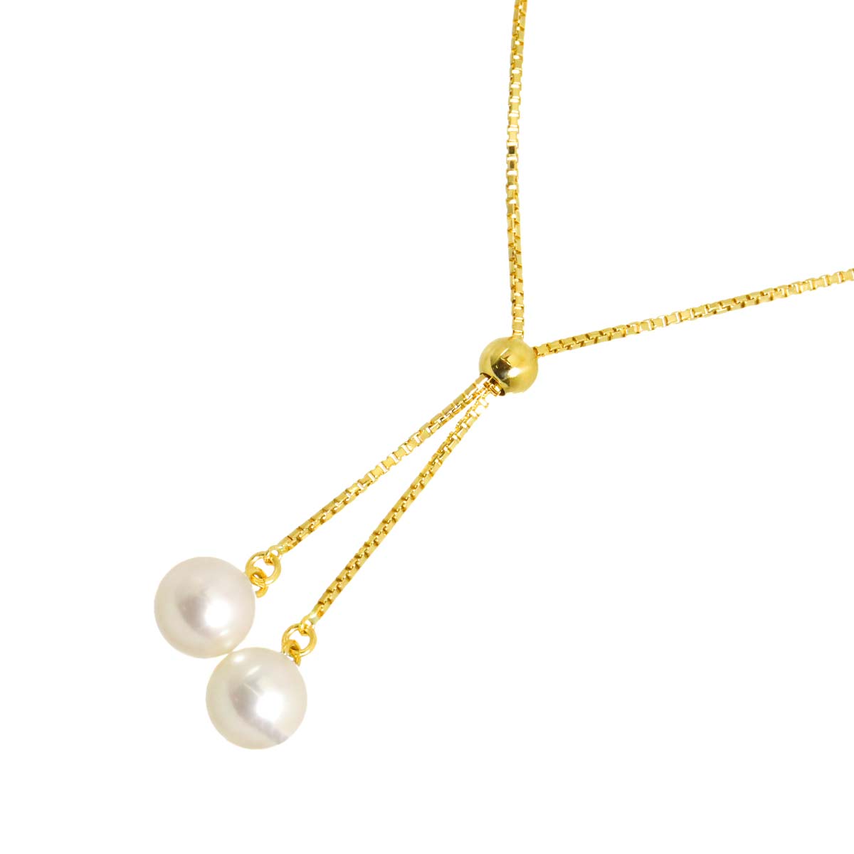 Akoya Pearl 6.6mm Necklace 18K YG 750