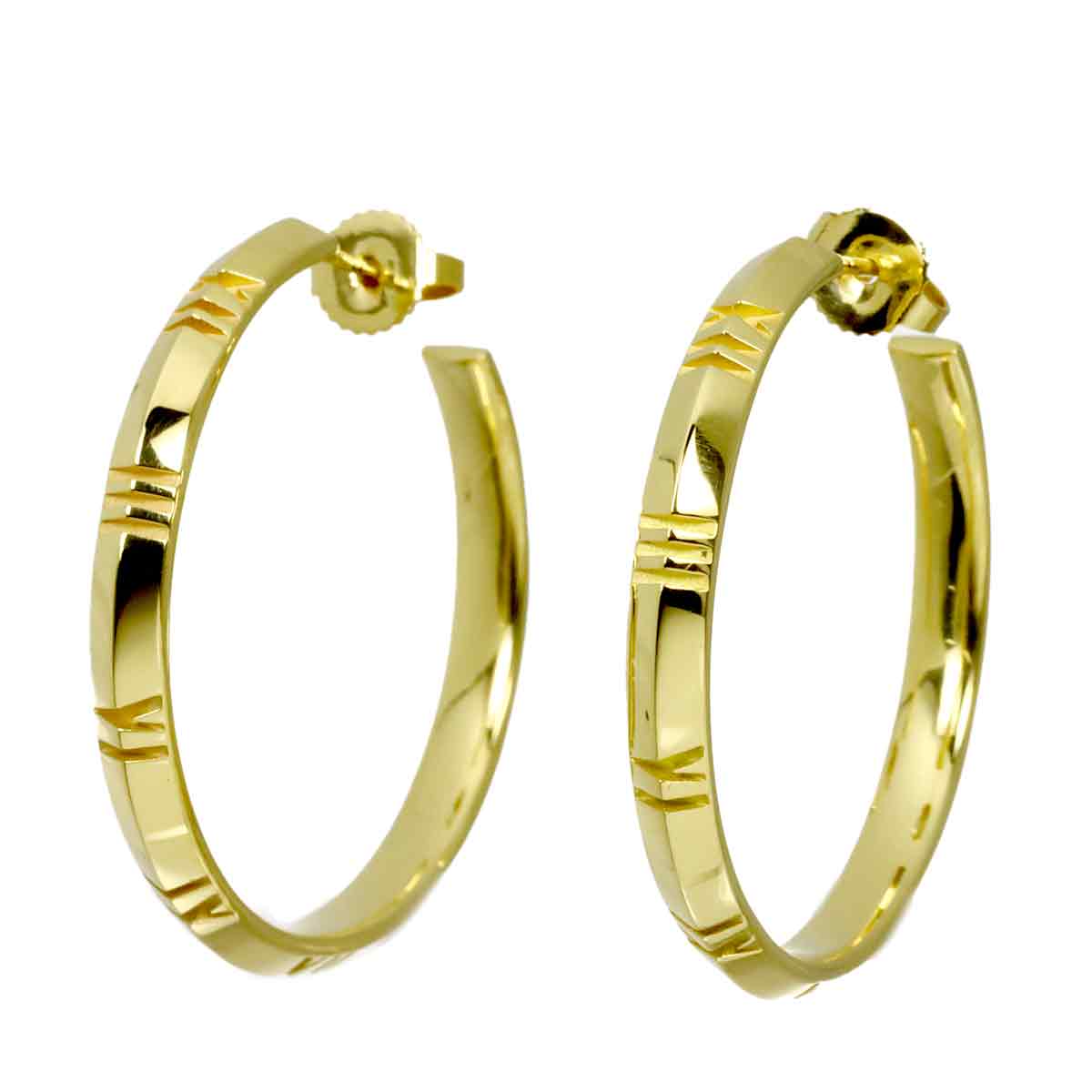AtlasX Earrings Pierced 18K Yellow Gold 750