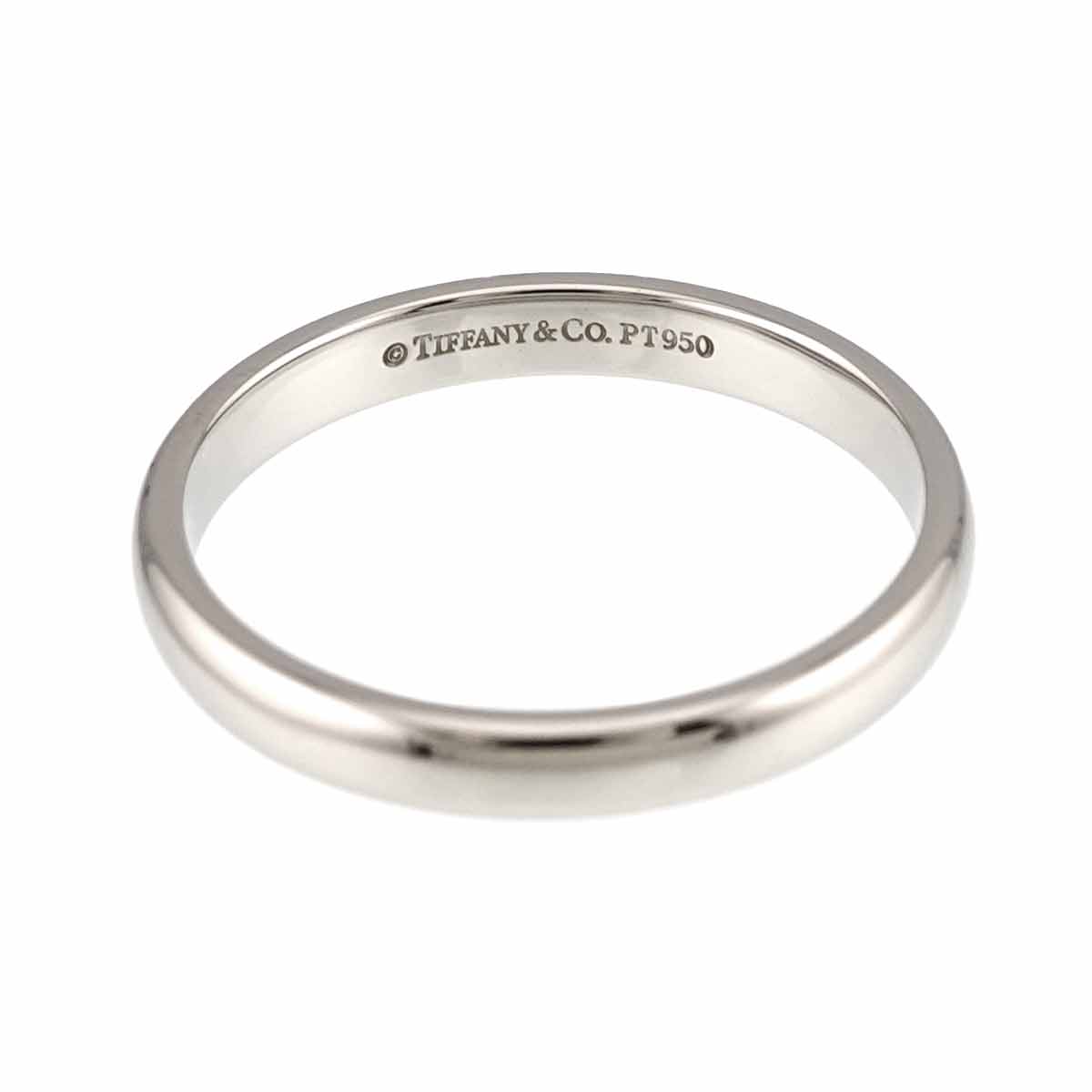 TIFFANY Co. Forever Ring Pt Platinum size8-8.25(US)