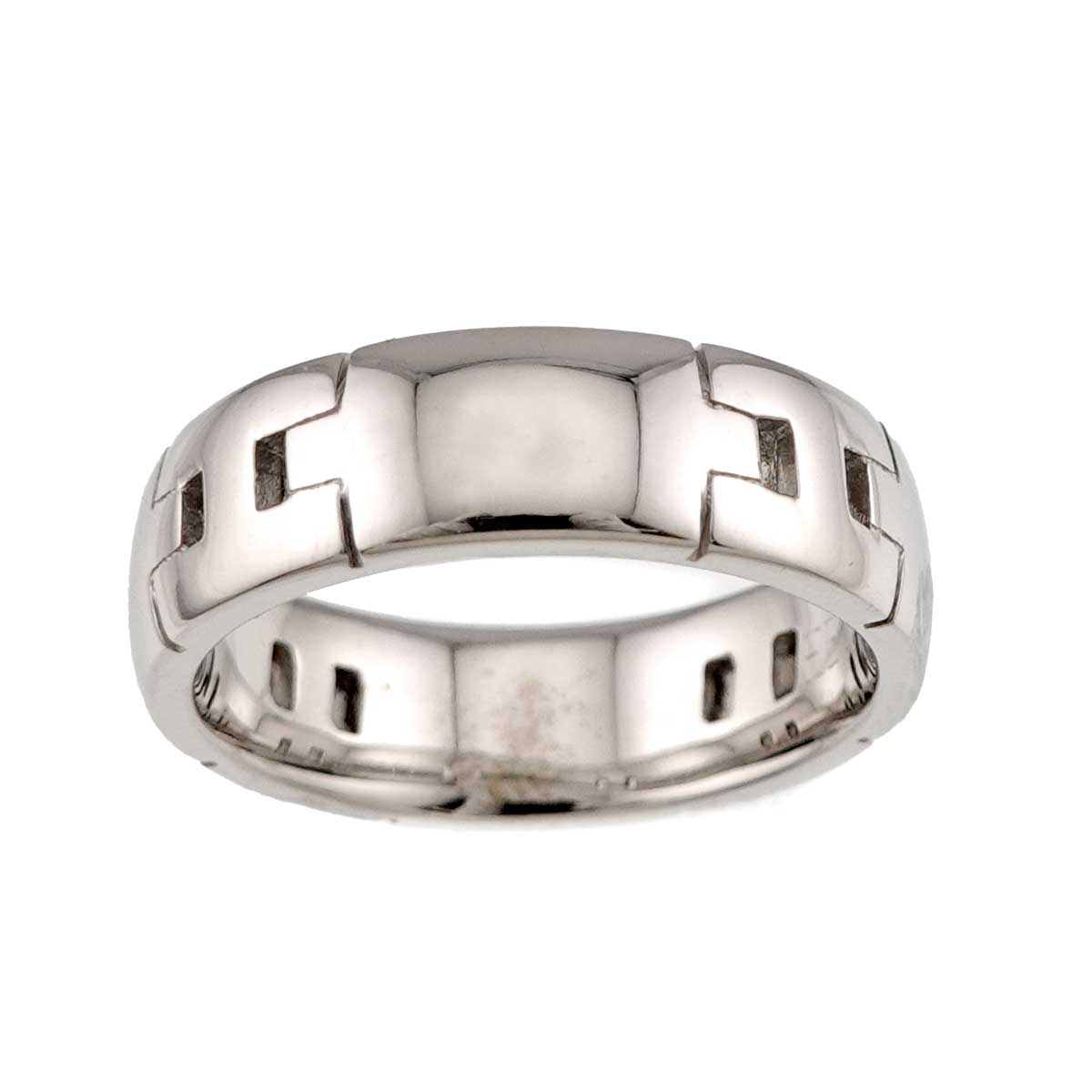 Hercules Ring 18K White Gold 750 Size50 5.25(US)