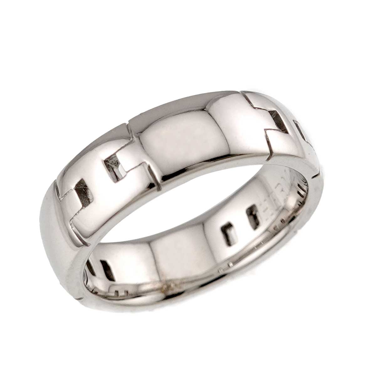 Hercules Ring 18K White Gold 750 Size50 5.25(US)