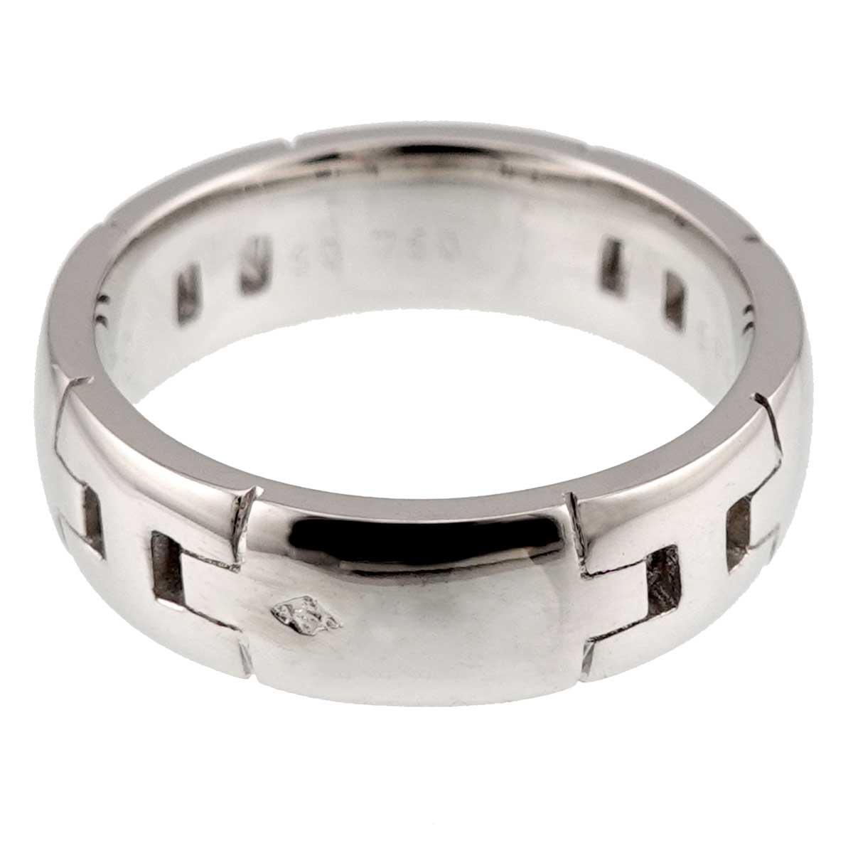 Hercules Ring 18K White Gold 750 Size50 5.25(US)