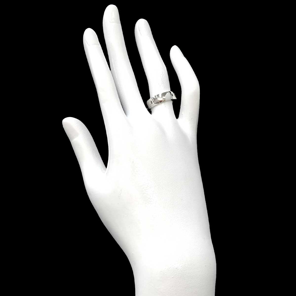 Hercules Ring 18K White Gold 750 Size50 5.25(US)