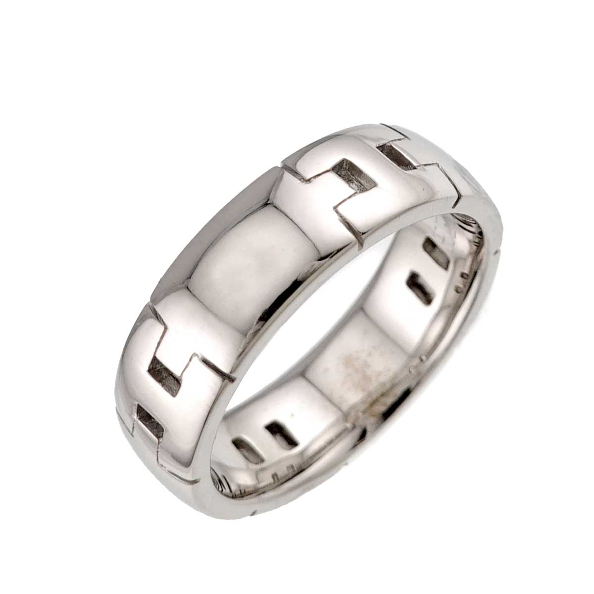 Hercules Ring 18K White Gold 750 Size50 5.25(US)