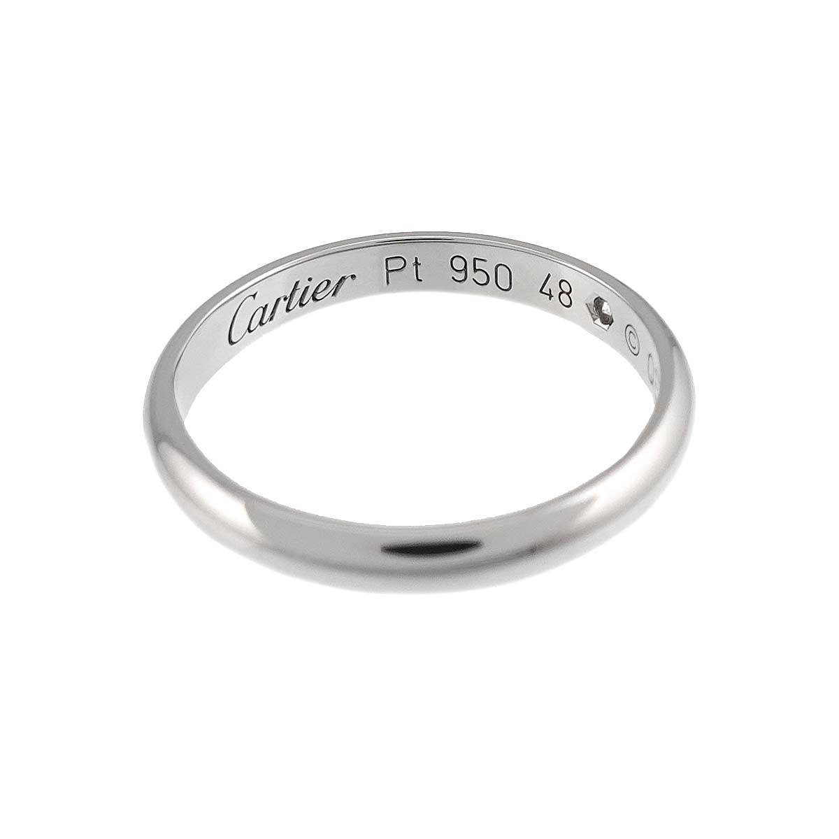 1895 Classic Diamond 1P Ring Pt Platinum size48 4.5(US)