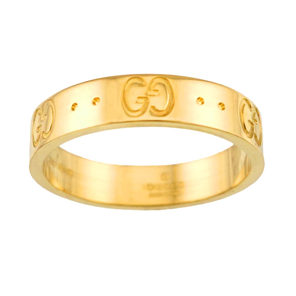 Icon Ring 18K Yellow Gold 750 Size12 5.75-6(US)