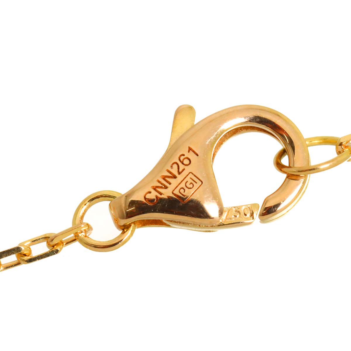 Trinity Diamond Necklace 18K YG WG PG 750