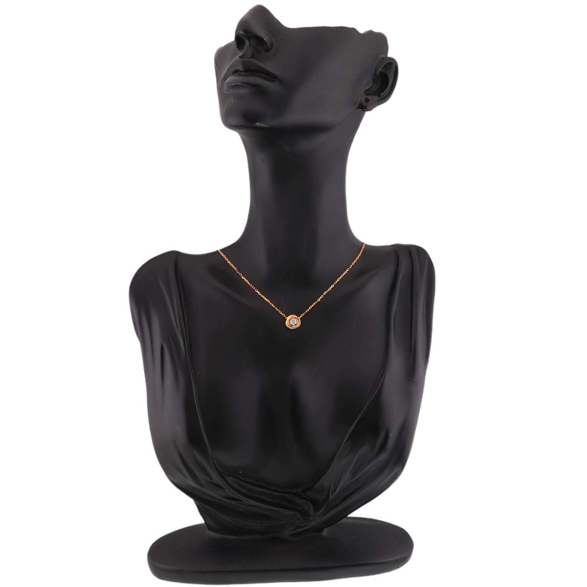 Trinity Diamond Necklace 18K YG WG PG 750