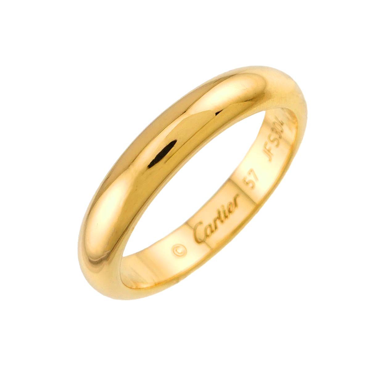 1895 Classic Band Ring 18K YG 750 size57 7.75-8(US)