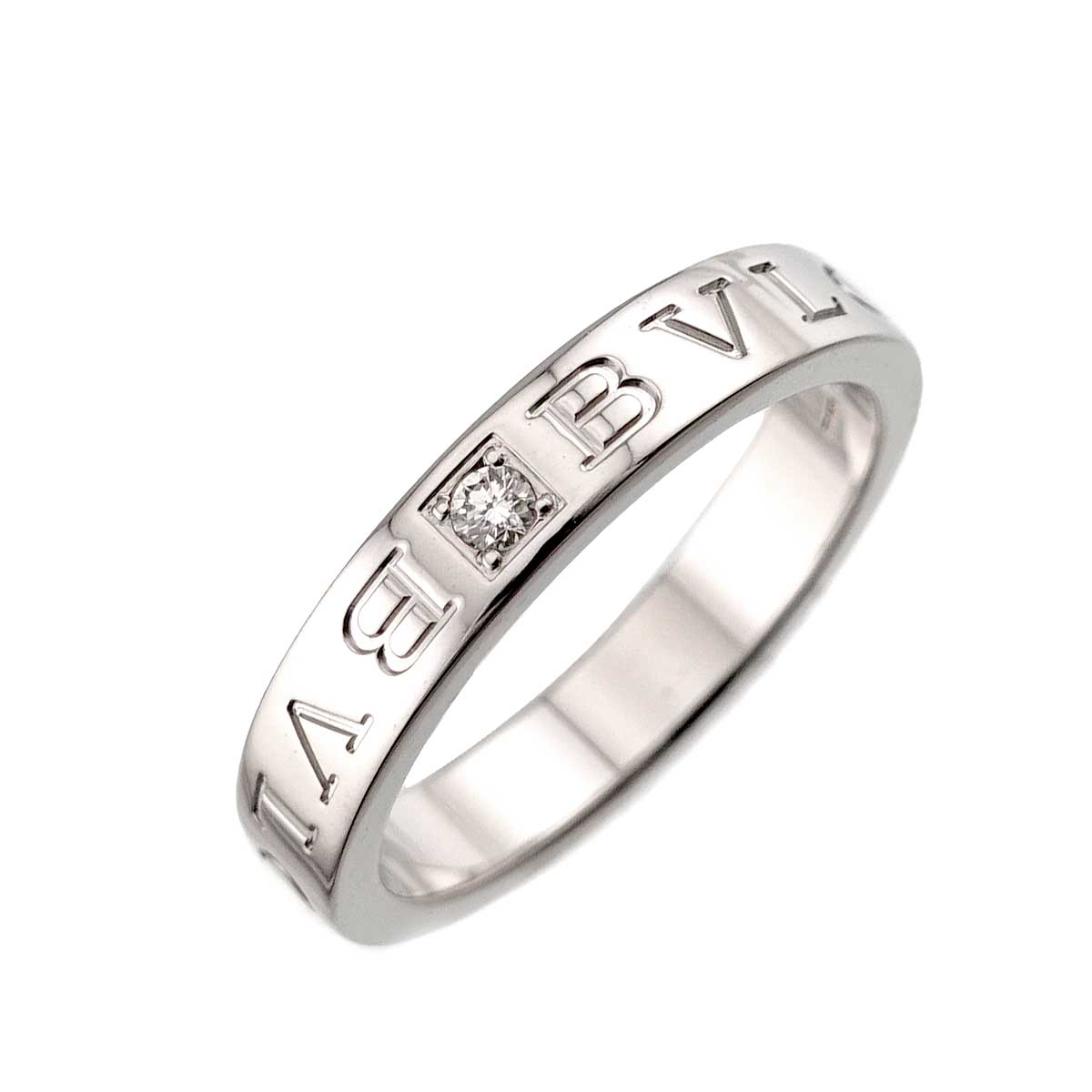 B-ZERO1 Diamond 1P Ring 18K WG 750 size8.75(US)