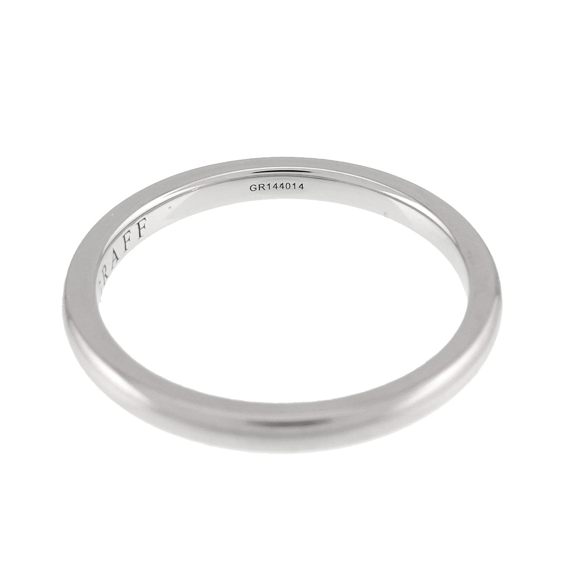 DShape Bund Ring Pt Platinum Size6.5-6.75(US)