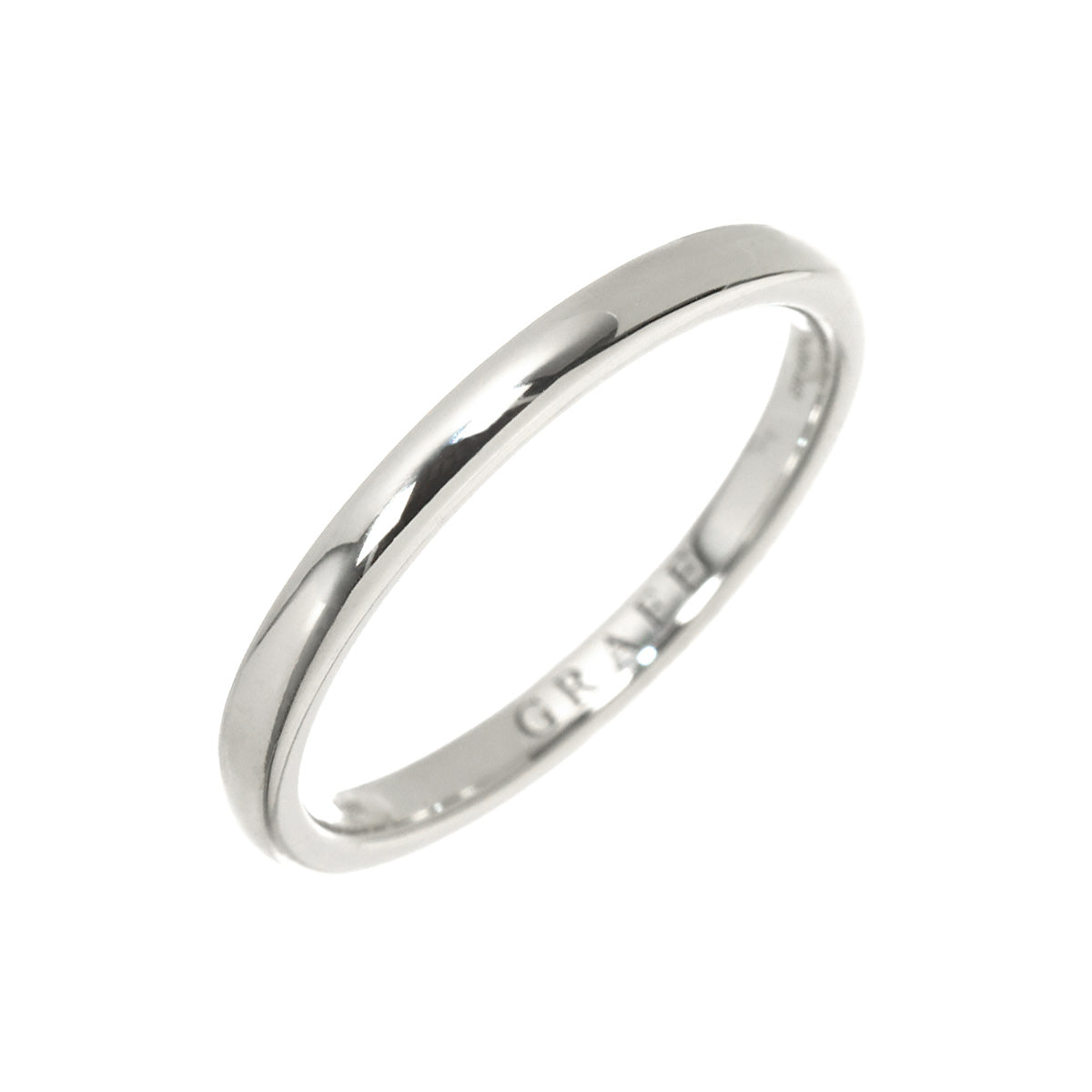 DShape Bund Ring Pt Platinum Size6.5-6.75(US)