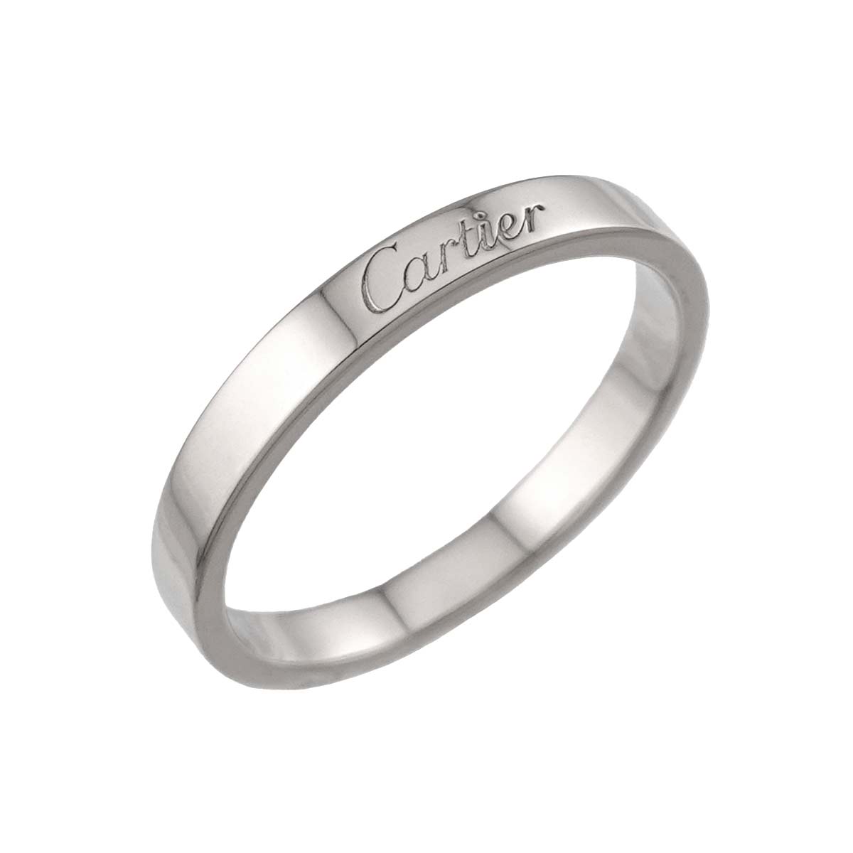 C de Ring Platinum size60 9(US)