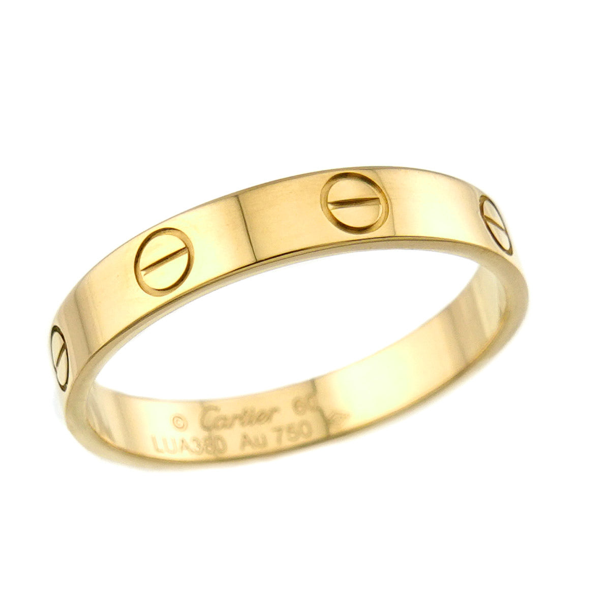 Mini Love Ring 18K Yellow Gold 750 size60 9(US)