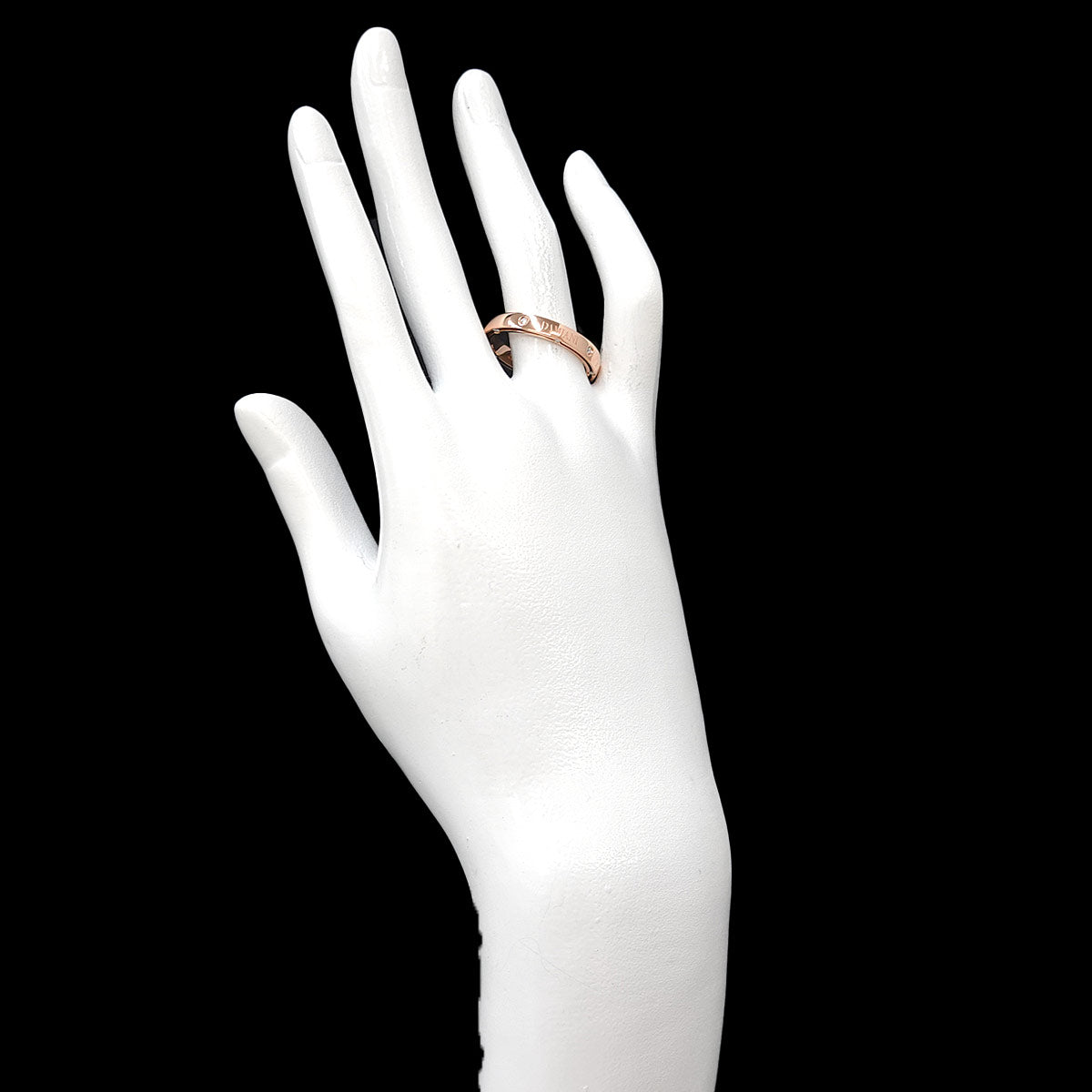 D-SIDE Diamond Ring 18K Pink Gold 750 size9.5(US)