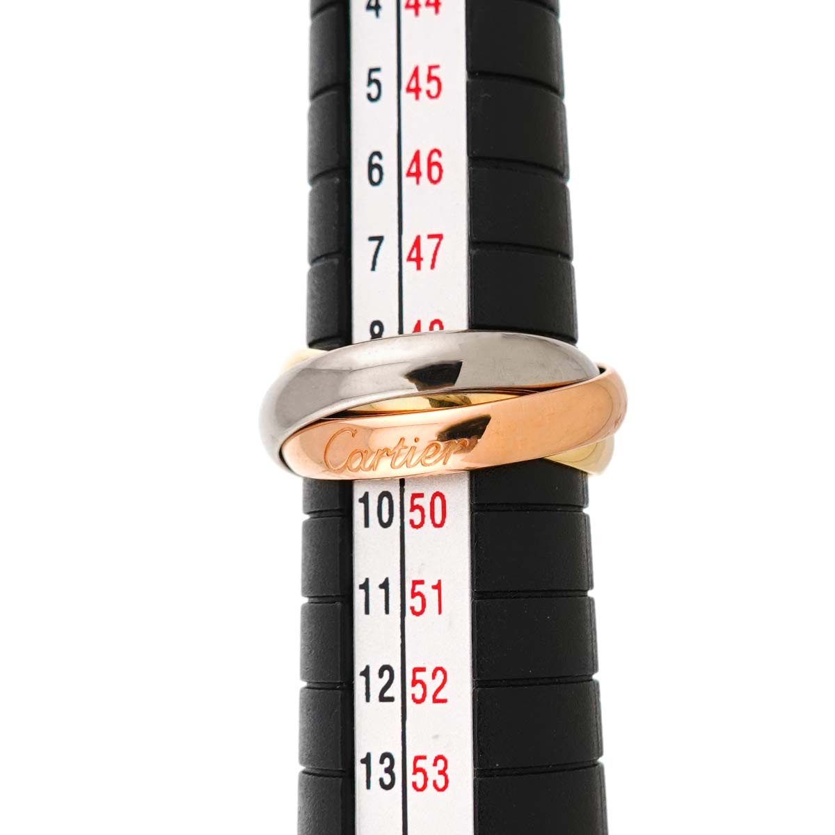 Trinity Ring 18K YG WG PG 750 Size49 4.5-4.75(US)
