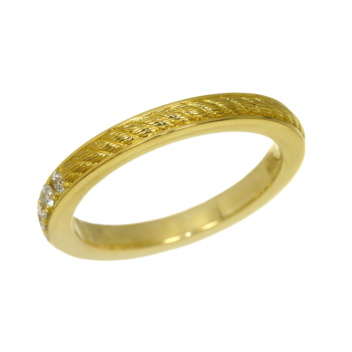 Force 10 DUO Diamond Ring 18K YG 750 size49 4.75-5(US)