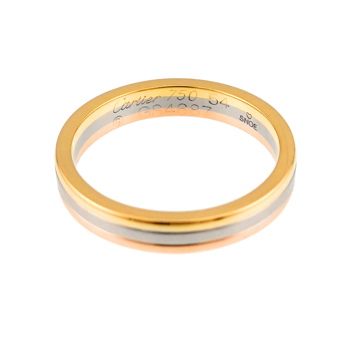 Vendome Ring 18K YG WG PG 750 size54 6.75(US)
